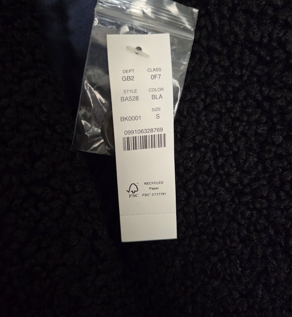 NWT J.CREW DOUBLE- BREASTED TEDDY SHERPA TOPCOAT SIZE S - Picture 8 of 8